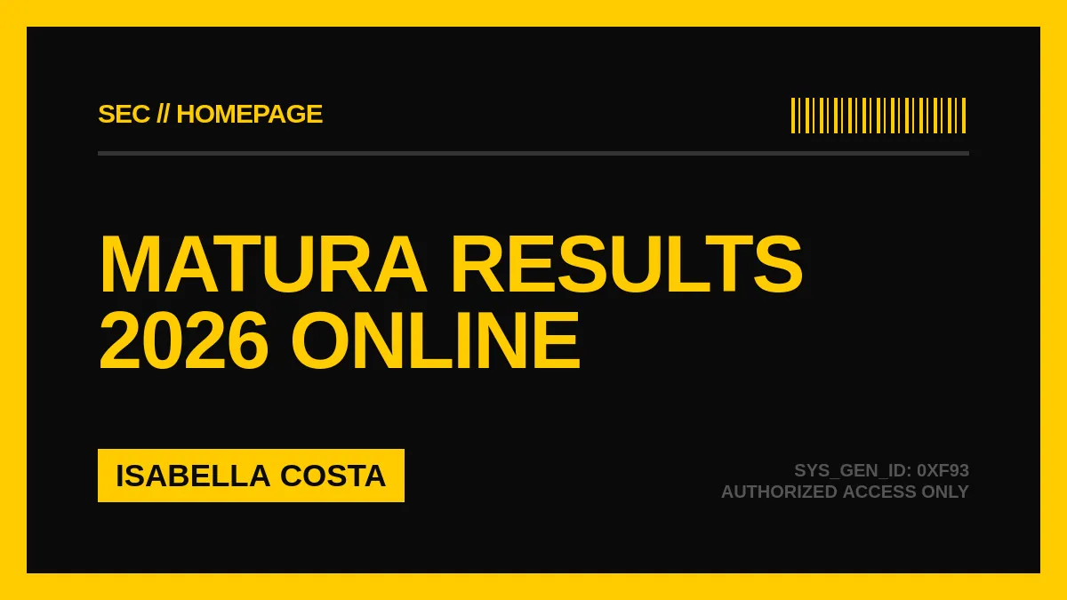 Wyniki Matur 2026 - Check Online Hero Image